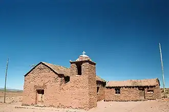 Die Dorfkirche von Cerrillos