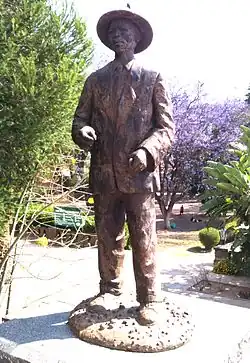 Denkmal von Hendrik Samuel Witbooi im Parlamentsgarten in Windhoek
