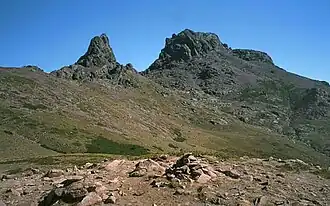 Der Capu Tafunatu (links) und die Paglia Orba