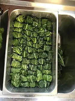 Fertig gerollte Capuns vor dem Kochen