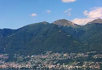 Cardada (am linken Bildrand) & Cimetta