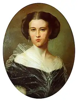Ida Cardon (1839–1881), Tochter von Johan Cardon, 1857