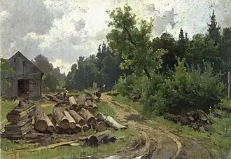 Holzlagerplatz, 1886