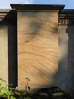 Carl Emanuel Köchlin-Vischer (1889–1969) Grab auf dem Wolfgottesacker, Basel