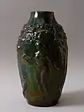 Vase mit Lüsterglasur, Entwurf und Ausführung Carl Kornhas, um 1910