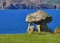 Dolmen Carreg Samson in Pembrokeshire, Wales