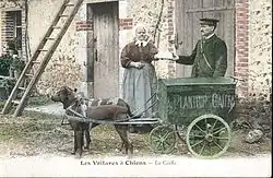 Hundewagen, Frankreich 1905