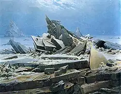 Das Eismeer von Caspar David Friedrich nutzte unter anderem Spiritus Mortis
