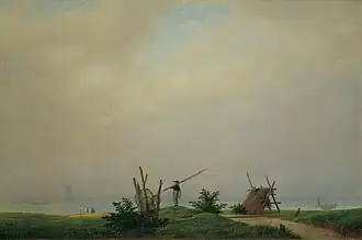 Caspar David Friedrich: Meeresstrand mit Fischer, 1807