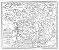 Carte de France von Philippe Buache, 1747