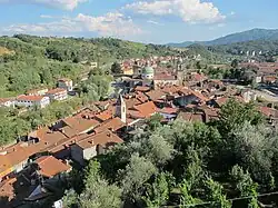 Blick auf die Stadt vom Castello