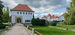 Eingang zum Schloss Varaždin