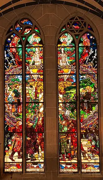 8. Fenster des Nikolaus von Flüe (Józef Mehoffer)