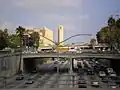 Der Highway 101 in Downtown Los Angeles USA-Kalifornien Kalifornien
