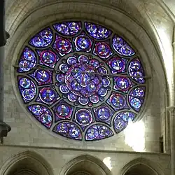 Rose des Chors von innen