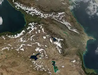 Satellitenbild des Hochlands