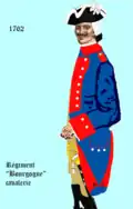 Régiment de Bourgogne cavalerie 1762 bis 1767