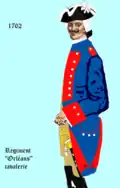 Régiment d’Orléans 1762 bis 1767