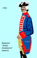 régiment des carabiniers du Comte de Provence 1762–1767
