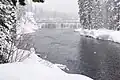 Der Fluss im Winter