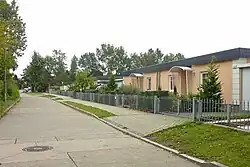 Westende der Charlottenstraße, Blickrichtung Osten