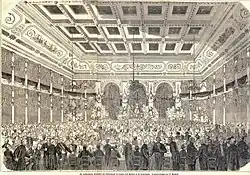 Festessen zur 50-Jahrfeier der Völkerschlacht