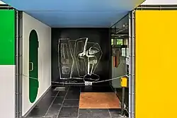 Wandzeichnung von Le Corbusier