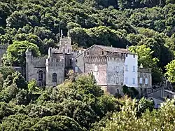 Schloss Merlacce mit dazugehörendem Garten