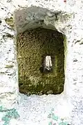 Blick auf eine Schießscharte