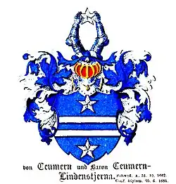 Wappen der Ceumern und Ceumern-Lindenstjerna