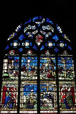 Bleiglasfenster in der Stiftskirche Notre-Dame-en-Vaux in Châlons-en-Champagne