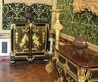 Möbel von André-Charles Boulle im Salon des Überflusses, Schloss Versailles