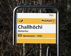 Haltestelle «Challhöchi»
