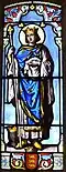 Glasfenster mit Ludwig dem Heiligen