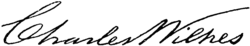 Charles Wilkes Unterschrift