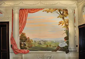 Fresko in Schloss Thal