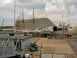 Chatham Dockyard und die dazugehörende Verteidigungsanlage
