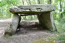 Pierre couverte du Moulin de Piau