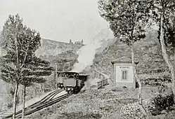 Zahnradbahn, Zwischenstation (La) Bordina