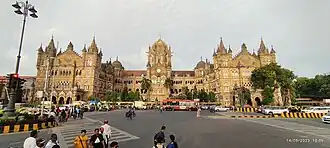 Letzte Strecke in Indien: Victoria Terminus (Bombay)