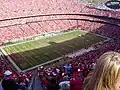 Das Arrowhead Stadium bei einem Spiel der Kansas City Chiefs