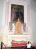 Kirche San Martino, Nebenaltar mit Ölgemälde San Grato und Sant’Antonio Abate