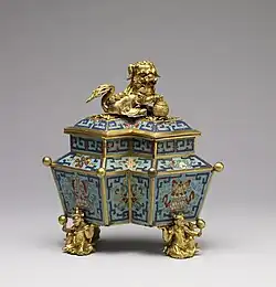 Cloisonné-Kiste; 18. Jahrhundert; Walters Art Museum (Baltimore)
