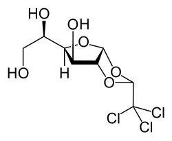 Strukturformel von Chloralose