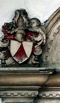 Epitaph Christoph Langenmantel vom Sparren, Familienwappen