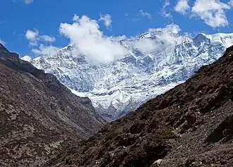 Blick von Südwesten auf den Chulu