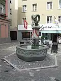Majoran- oder Steinbockbrunnen in Chur