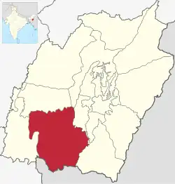 Lagekarte des Distrikts