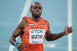 Ngonidzashe Makusha (grünes Trikot) gewann die Bronzemedaille