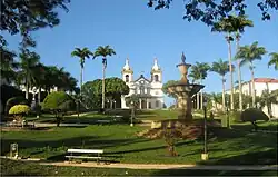 Blick auf die Hauptkirche Nossa Senhora da Conceição im historischen Zentrum